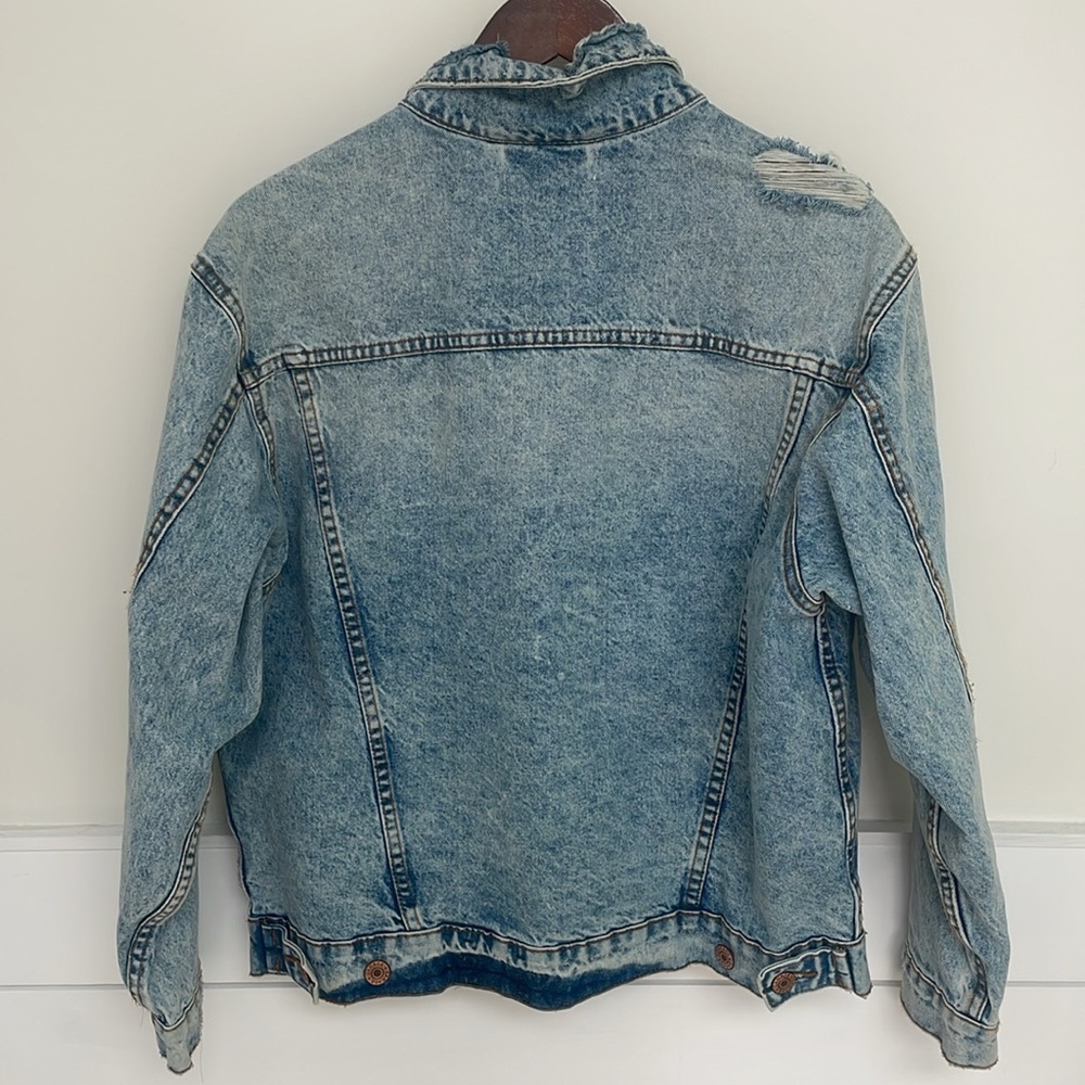 Distressed Denim Jacket - Picture 3 of 3